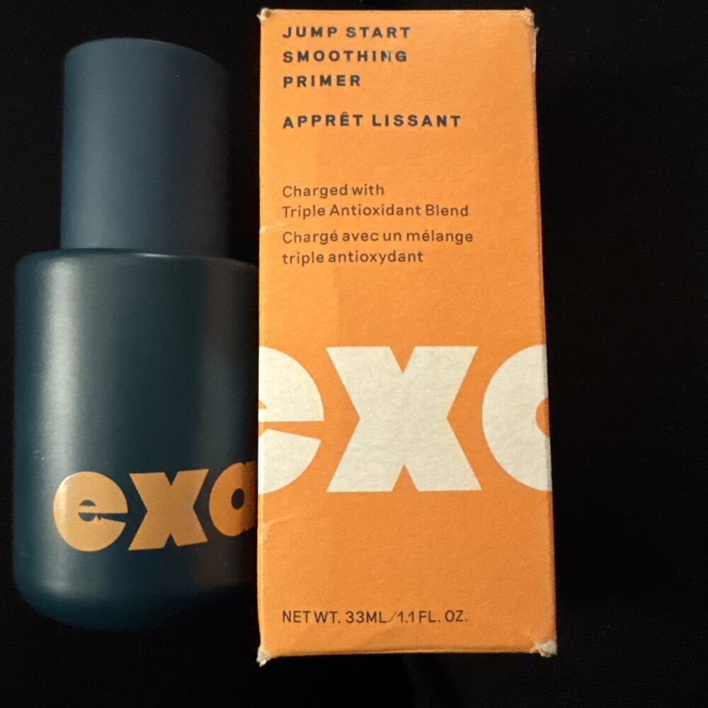 Exa Jump Start Smoothing Face Primer 1 Oz 33 mL Full Size NIB Blurring Vegan